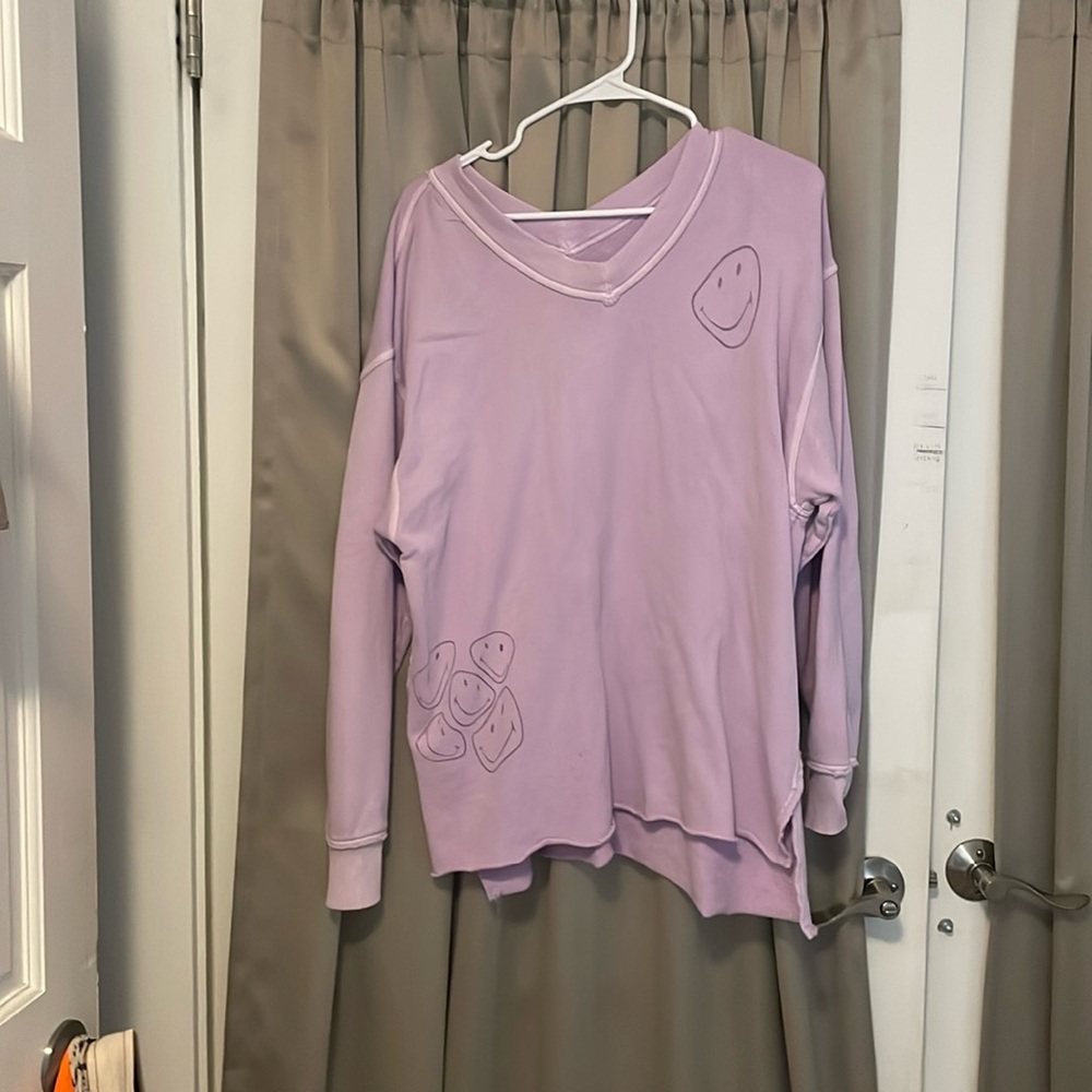 aerie purple sweater